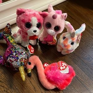 Beanie boos bundle of 5